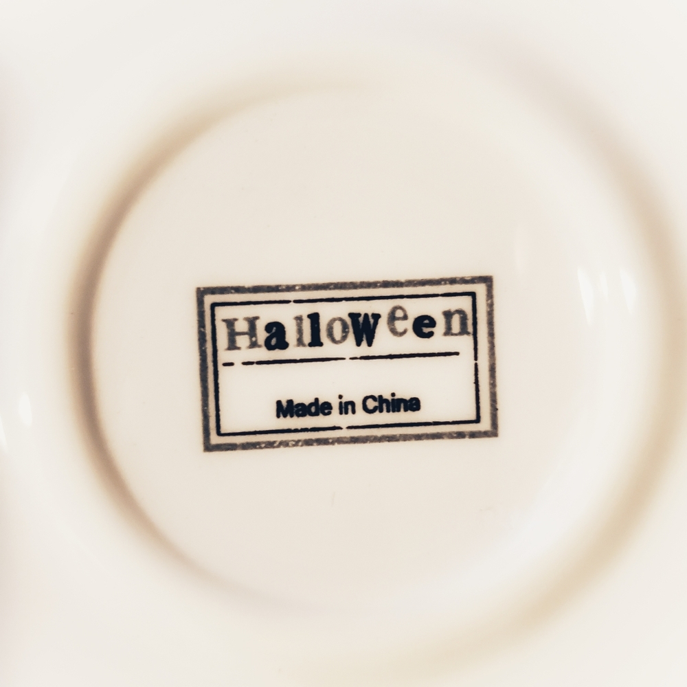 Halloween Pumpkin Ceramic Holiday Candle Holders Set Of 2 - Picture 6 of 9